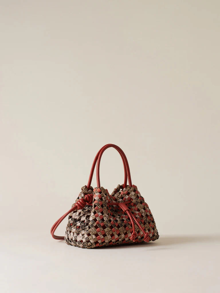 Borsa nido mini arancio Borbonese