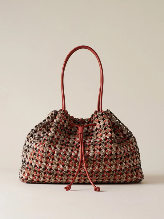 Borsa nido large arancio Borbonese