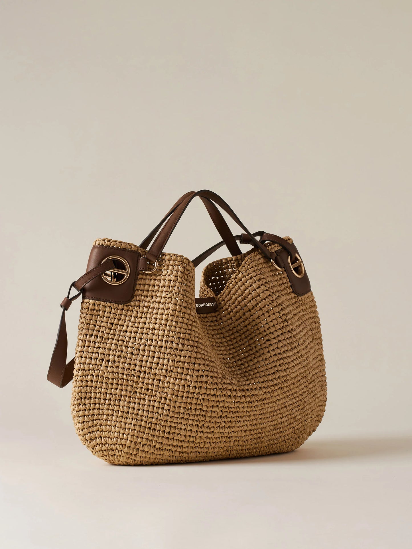 Borsa London shopping in raffia