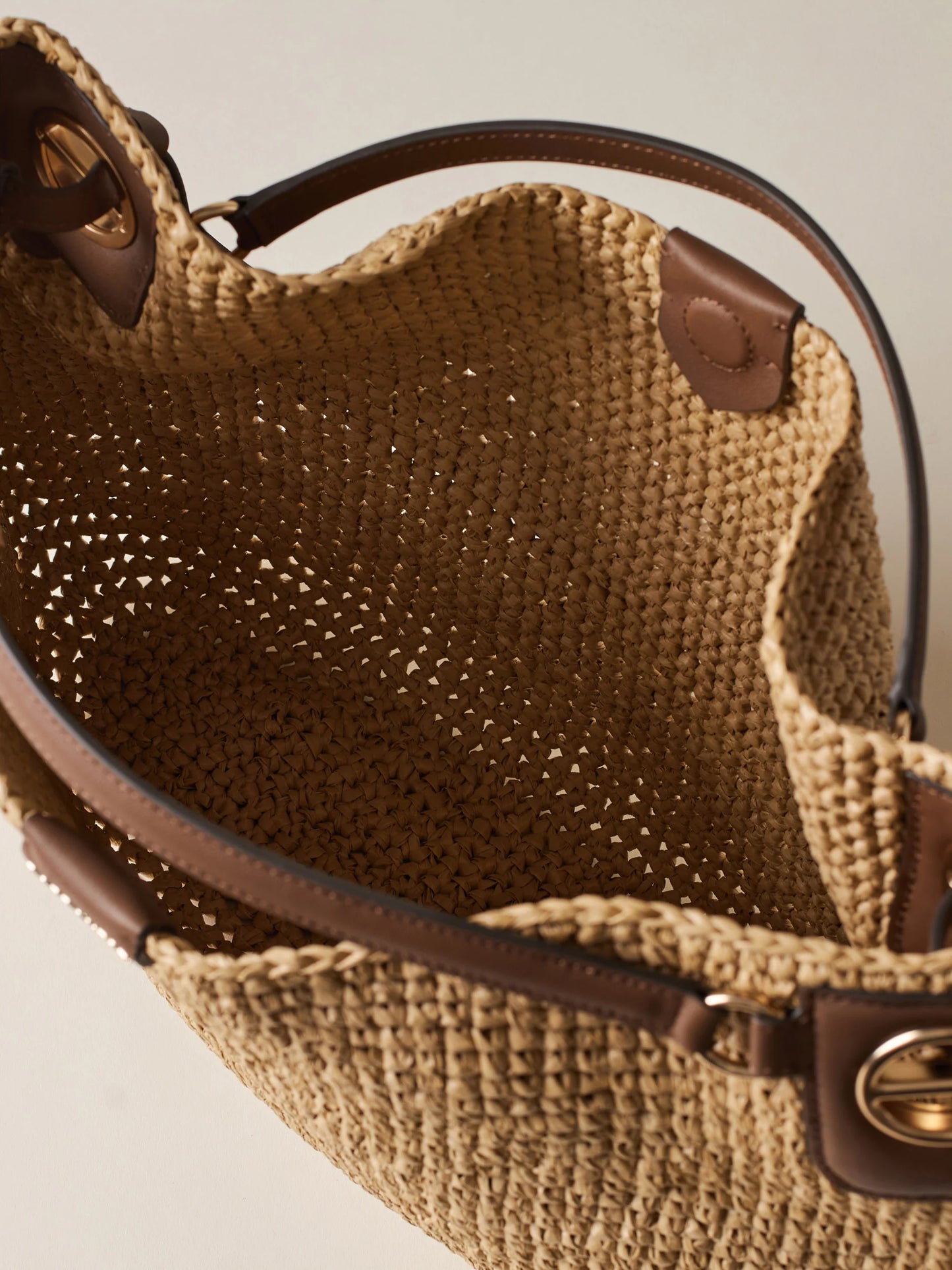 Borsa London shopping in raffia