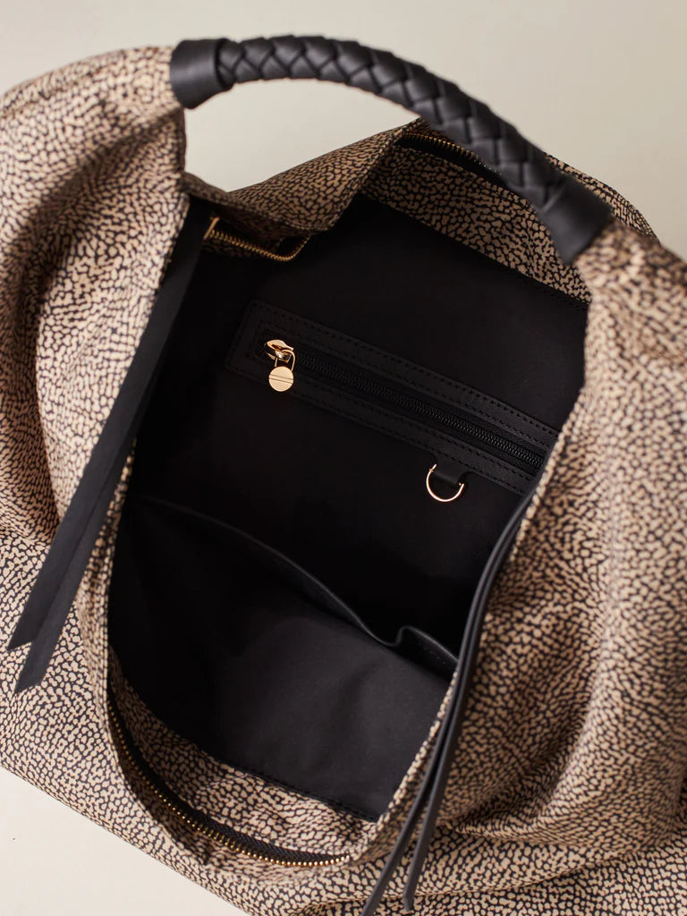 Borsa Plie hobo large Borbonese