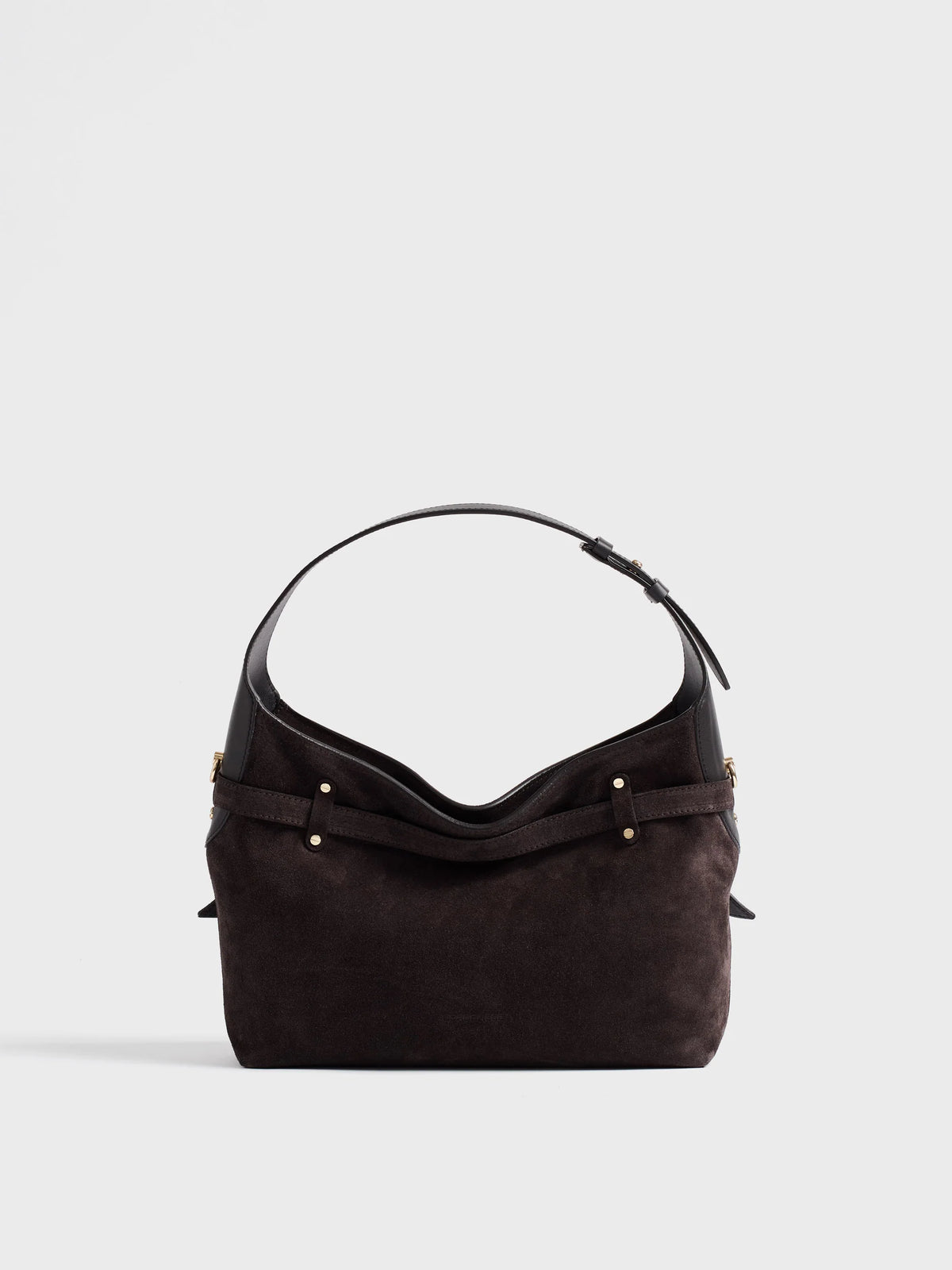Borsa hobo small caffè ebano Borbonese