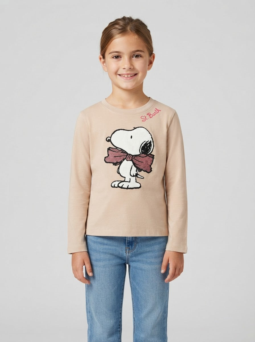T-shirt bambina Snoopy Saint Barth