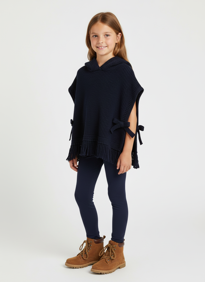 Poncho lana fiocchi J.O. Milano