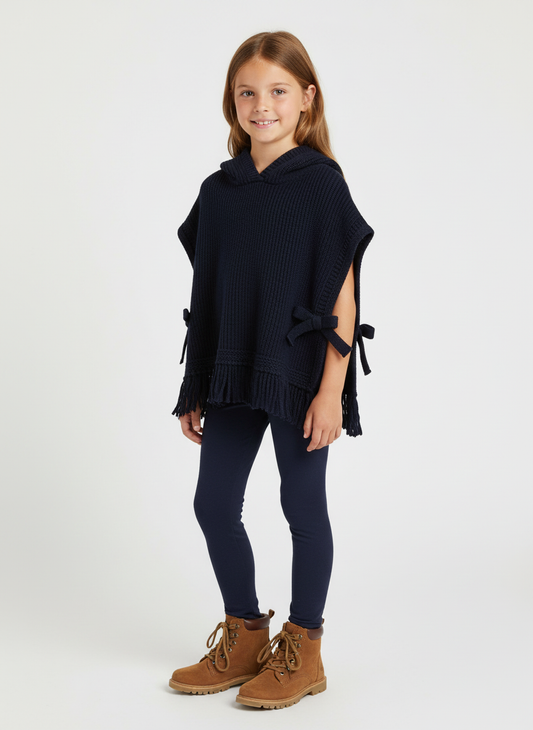 Poncho lana fiocchi J.O. Milano