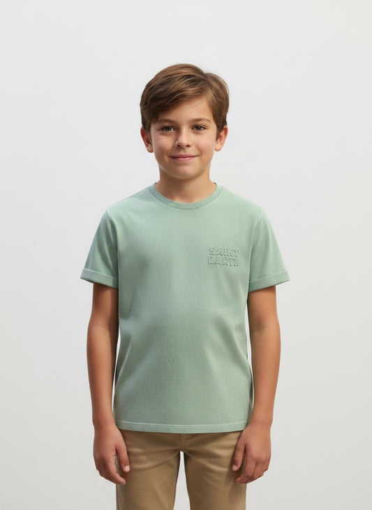 T-shirt patch Saint Barth verde