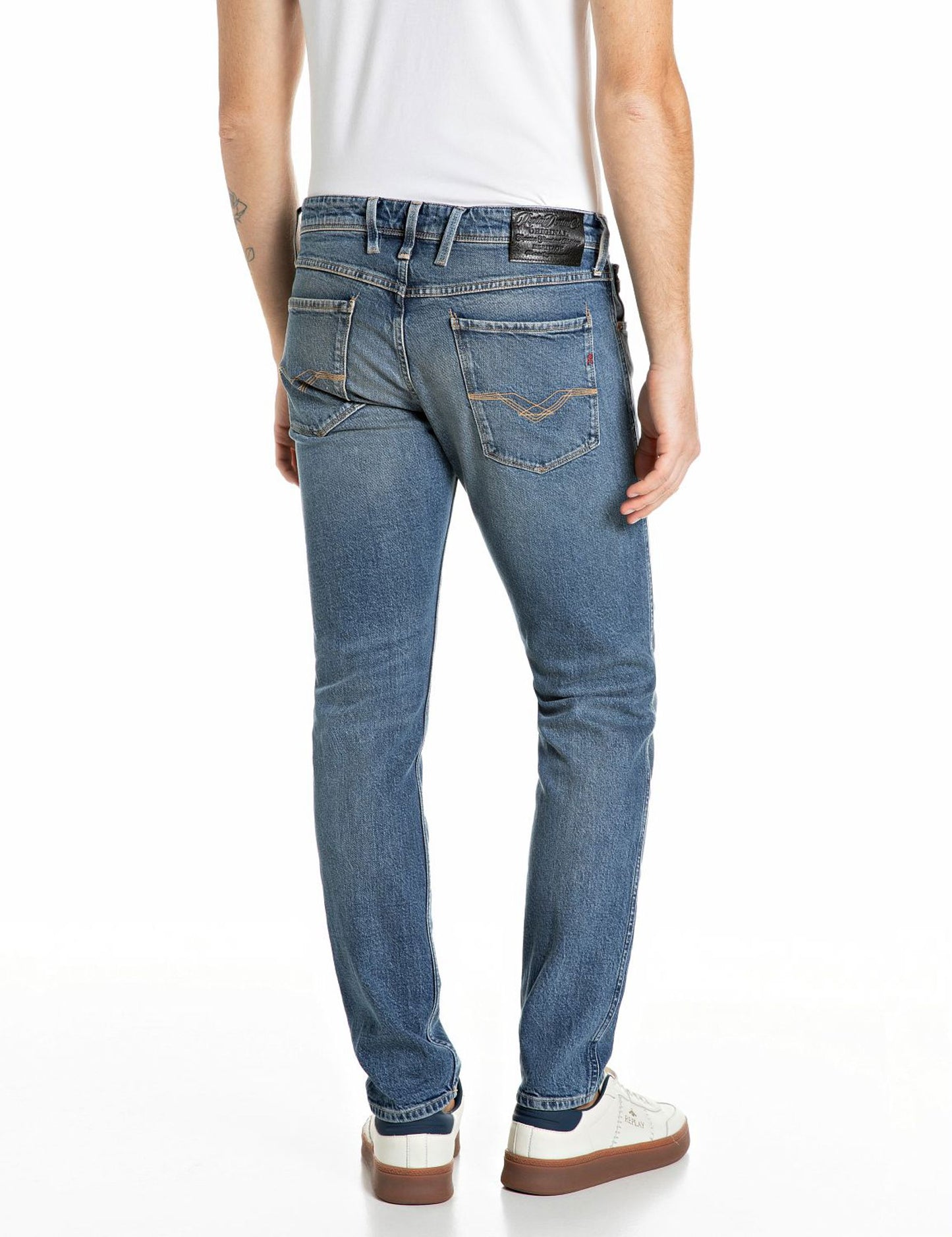 Jeans slim fit Replay Anbass uomo