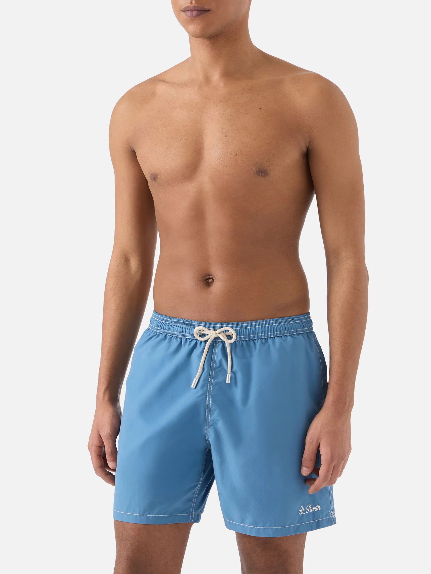 Boxer azzurro polvere Patmos Saint Barth