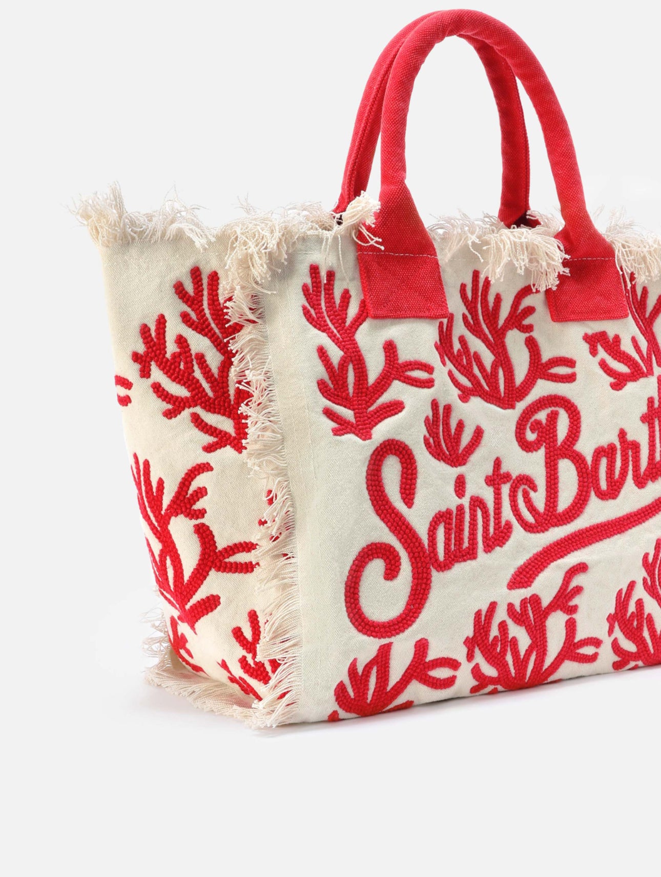 Shopper Vanity coral St. Barth