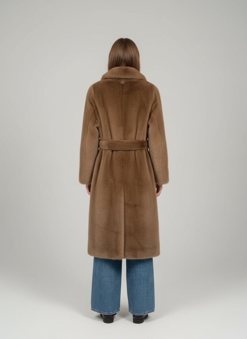 Cappotto eco pelliccia Duno