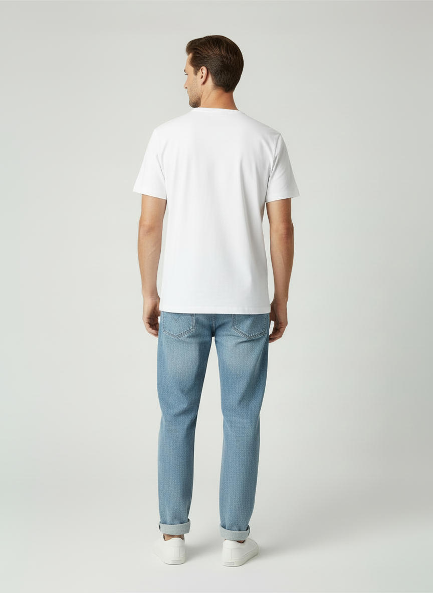 T-shirt Giro key bianca