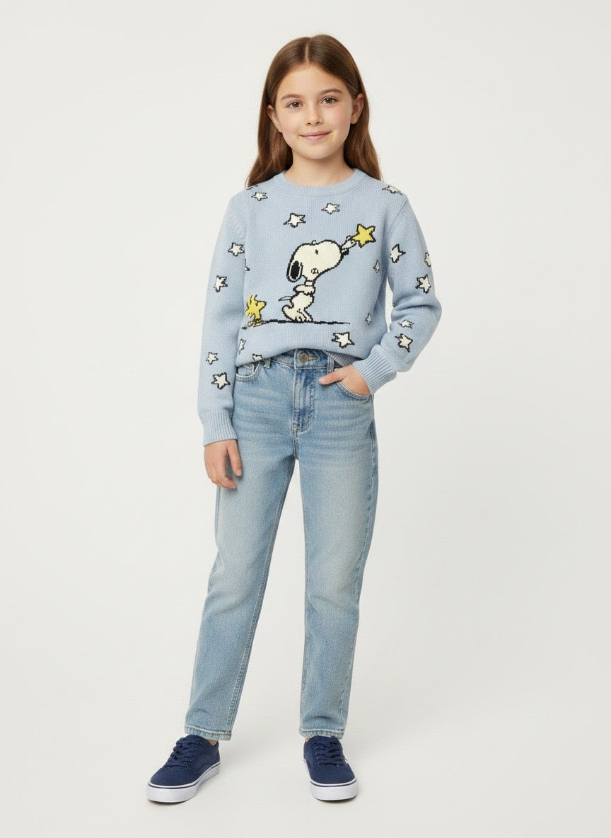 Maglione bambina Snoopy Saint Barth