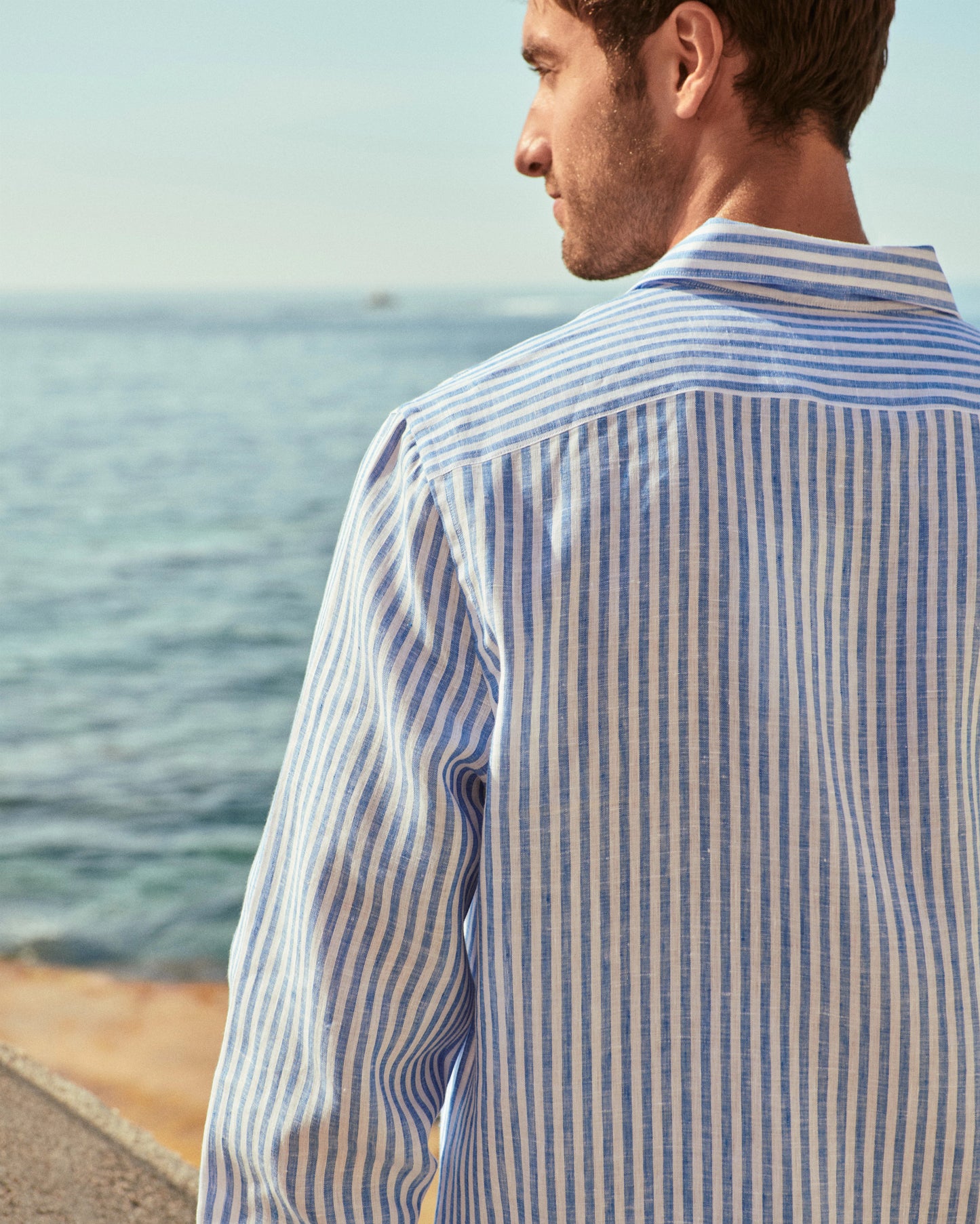 Camicia Panama in lino Manebì