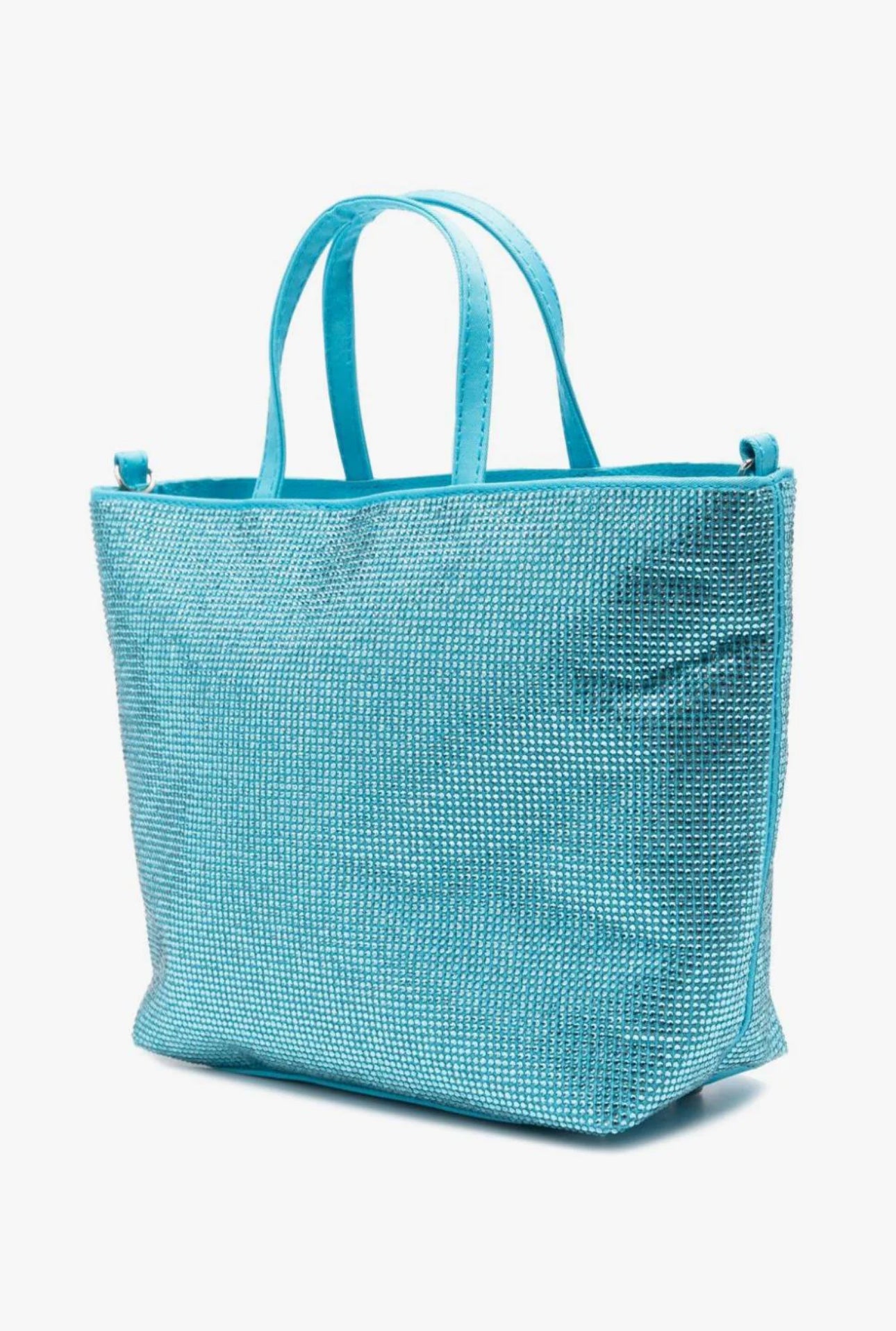 Mini bag strass acqua Saint Barth
