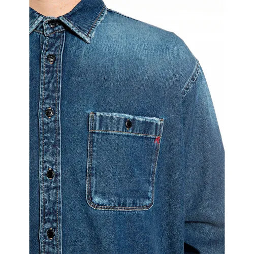 Overshirt denim Replay uomo