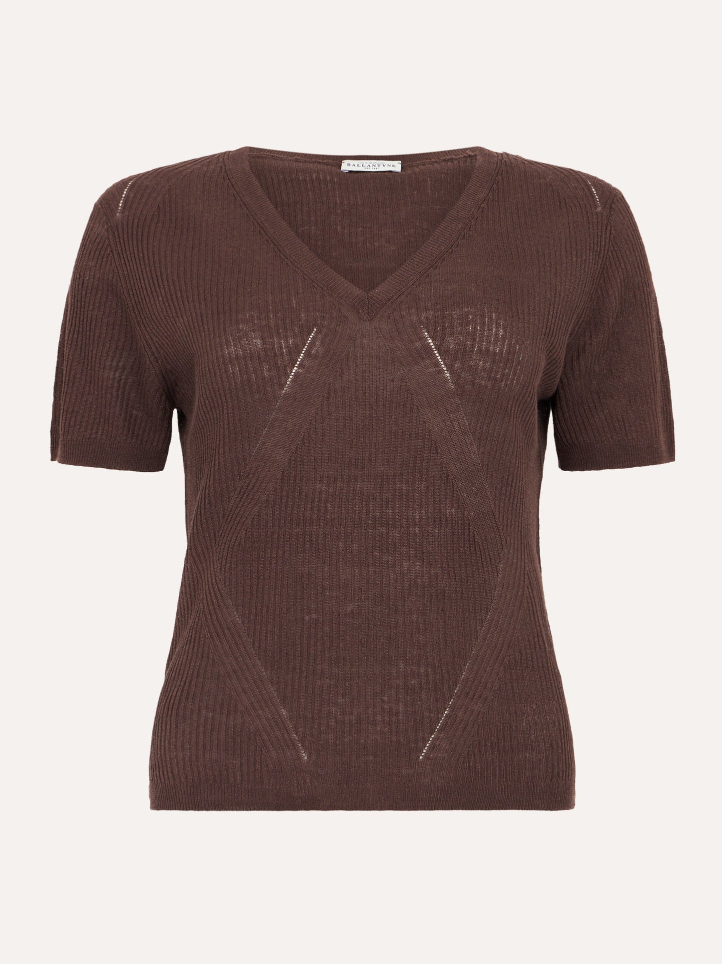 Pull mezza manica lino Ballantyne