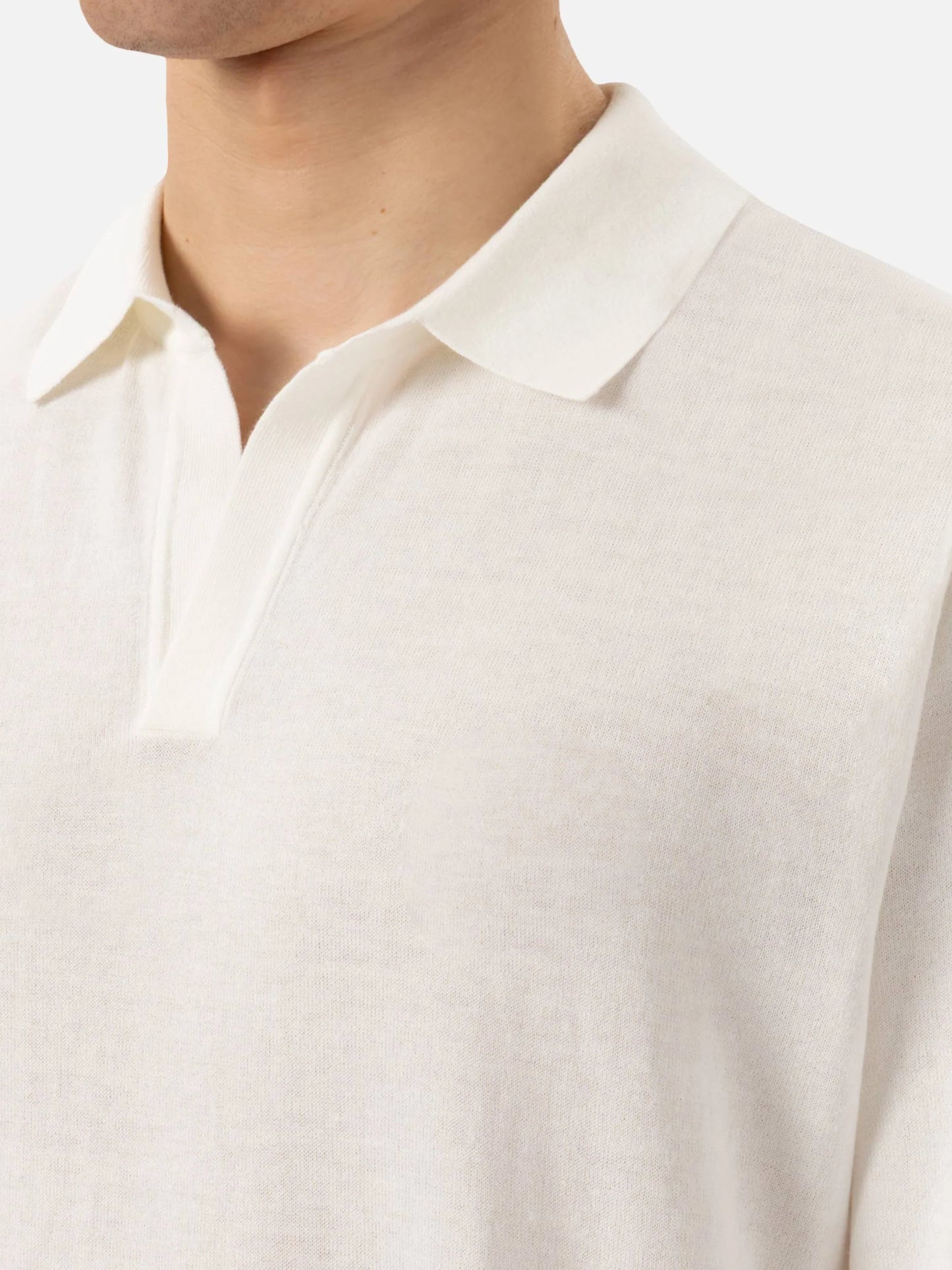 Polo cotone bianca Saint Barth