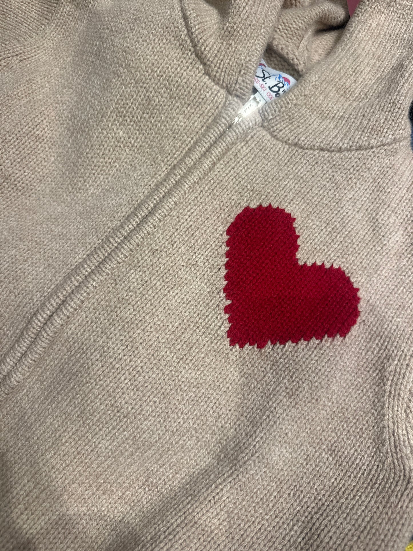 Cardigan Kyla Hoodie cuore St.Barth