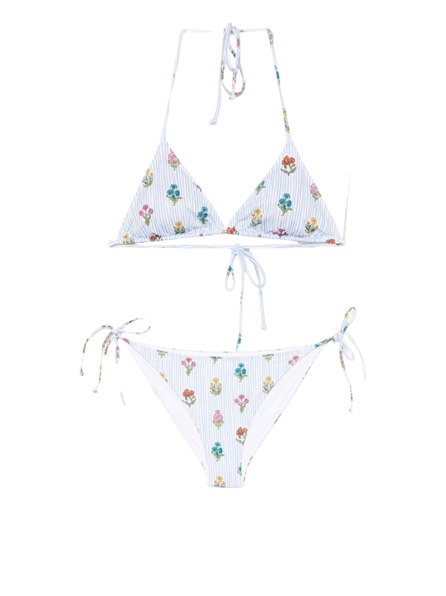 Bikini triangolo imbottito fiore Saint Barth