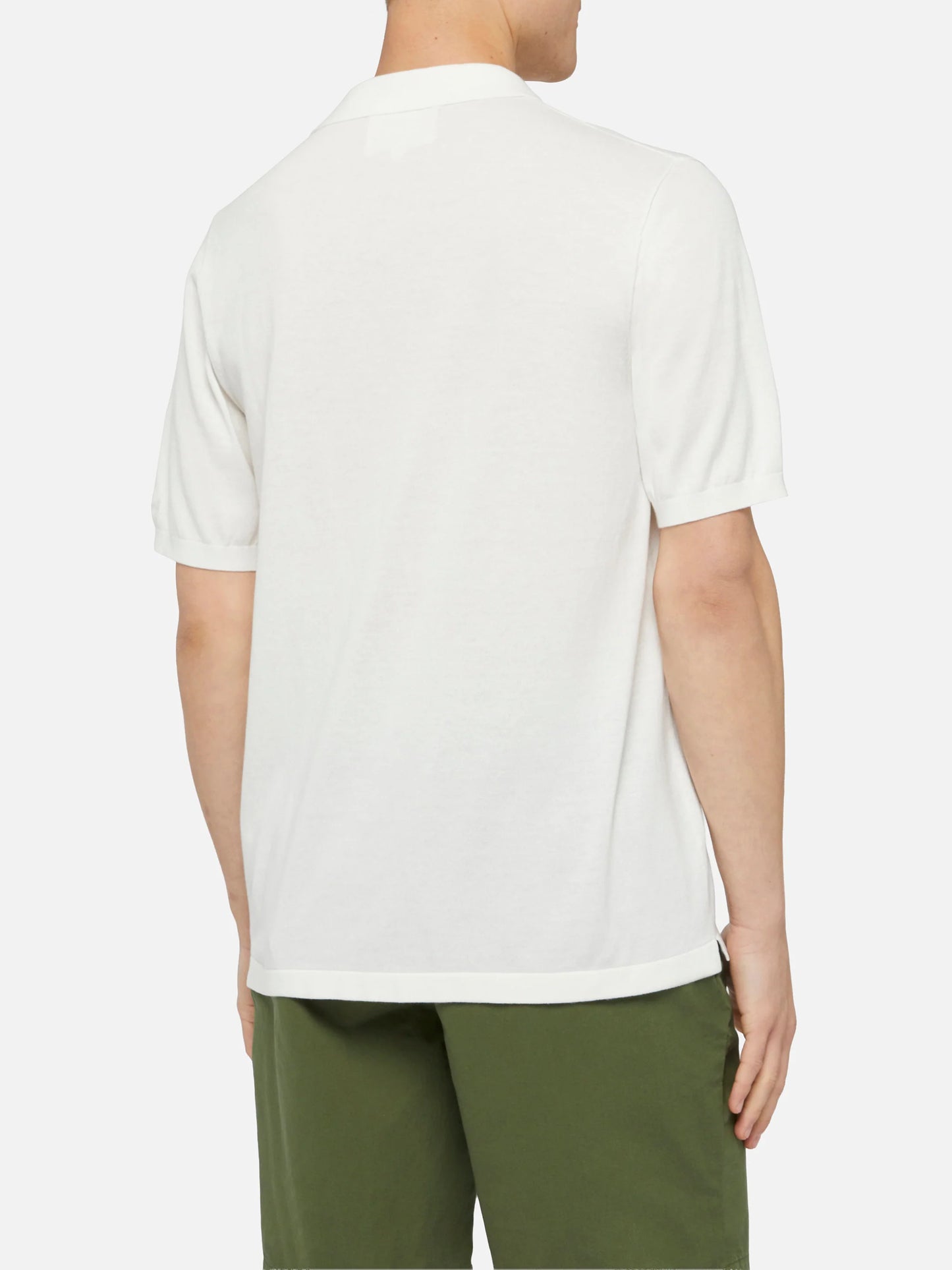 Polo cotone bianca Saint Barth