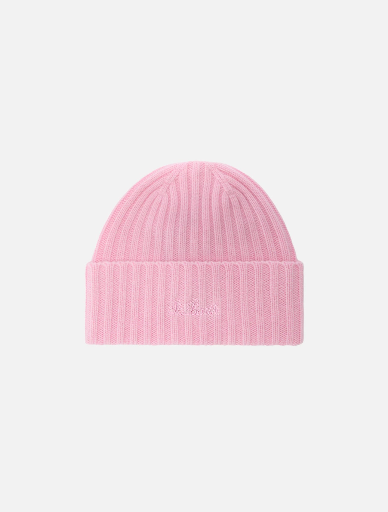 Berretto cashmere rosa Saint Barth