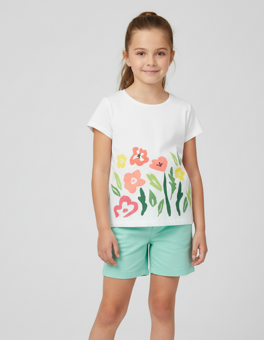 T-shirt fiori j.o.