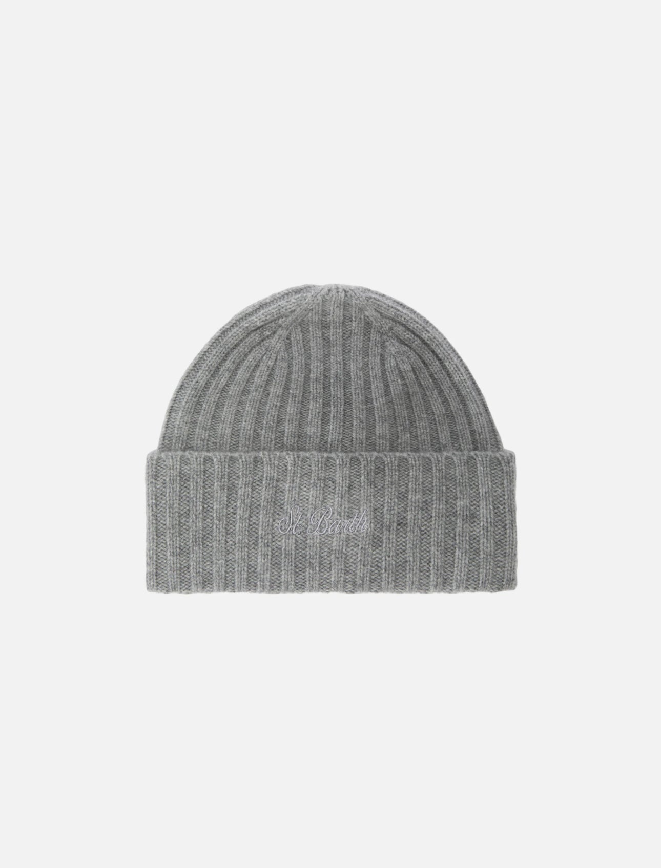 Berretto cashmere grigio Saint Barth