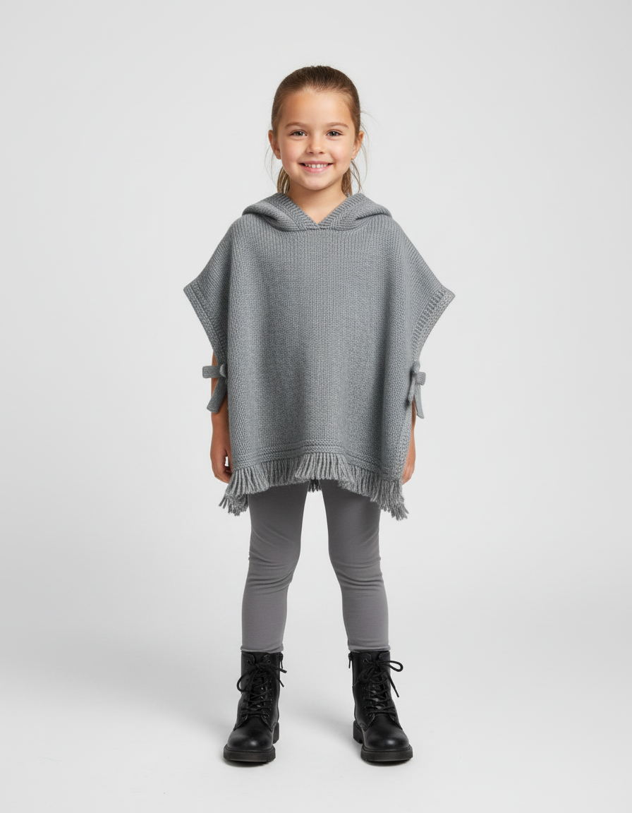 Poncho con fiocchi j.o. Milano