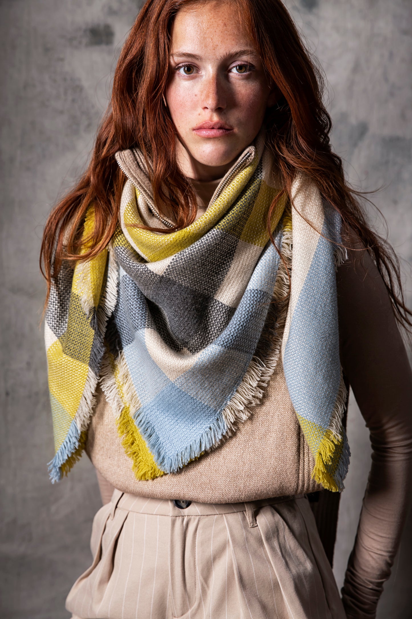 SCIARPA ARIANE BEIGE