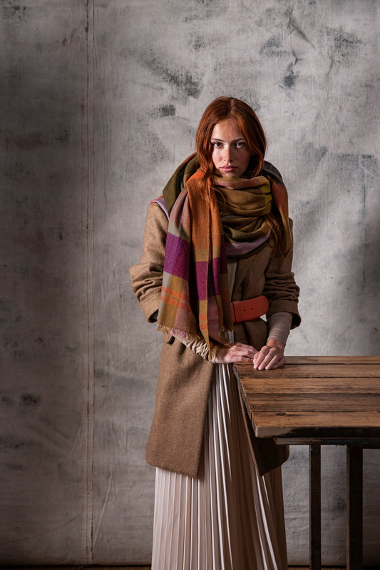 SCIARPA ISADORA BEIGE