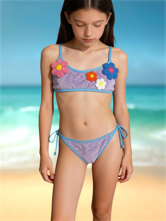 Bikini Spugna lilla MC2 Saint Barth