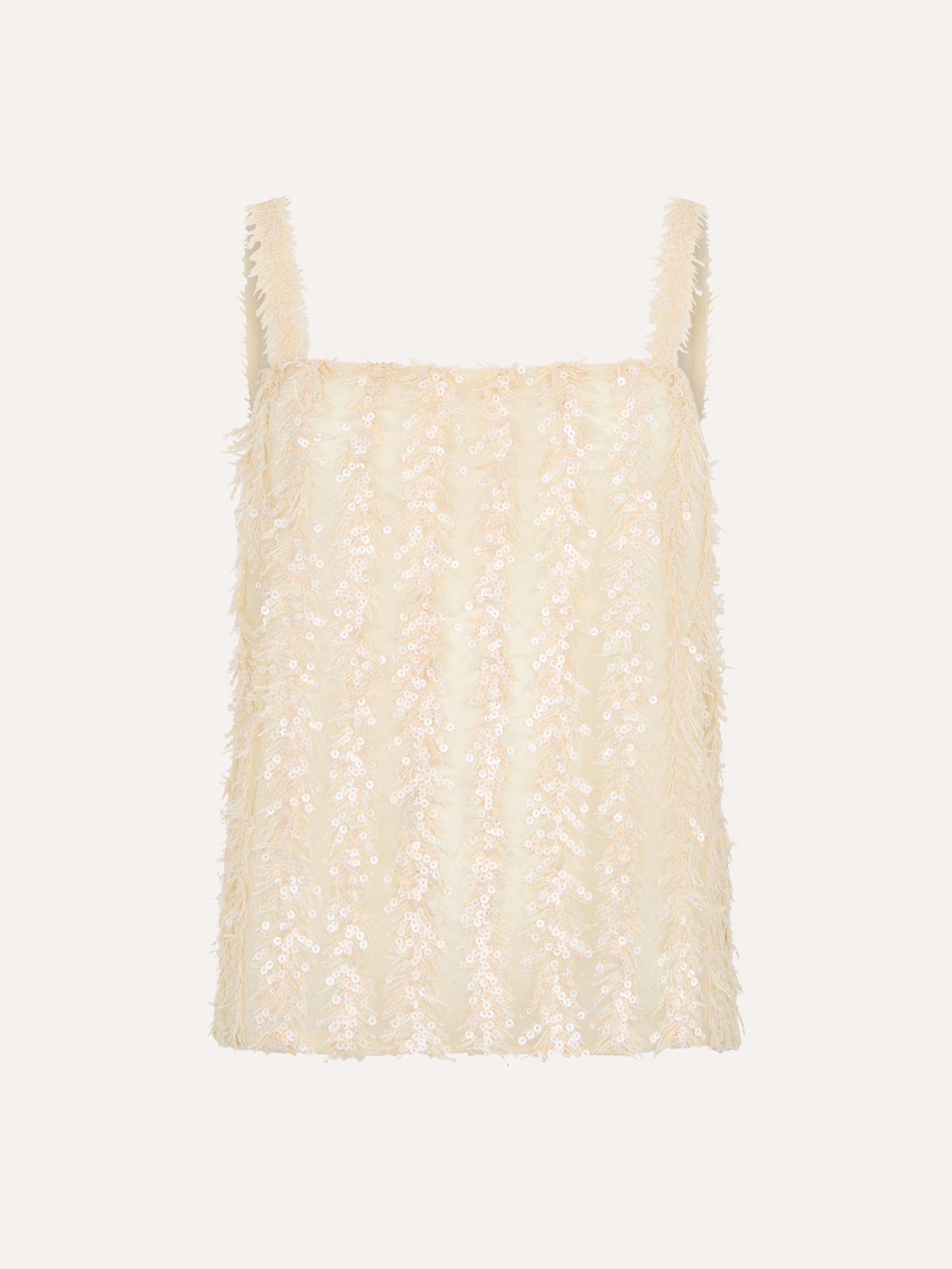 Top paillettes nude Ballantyne