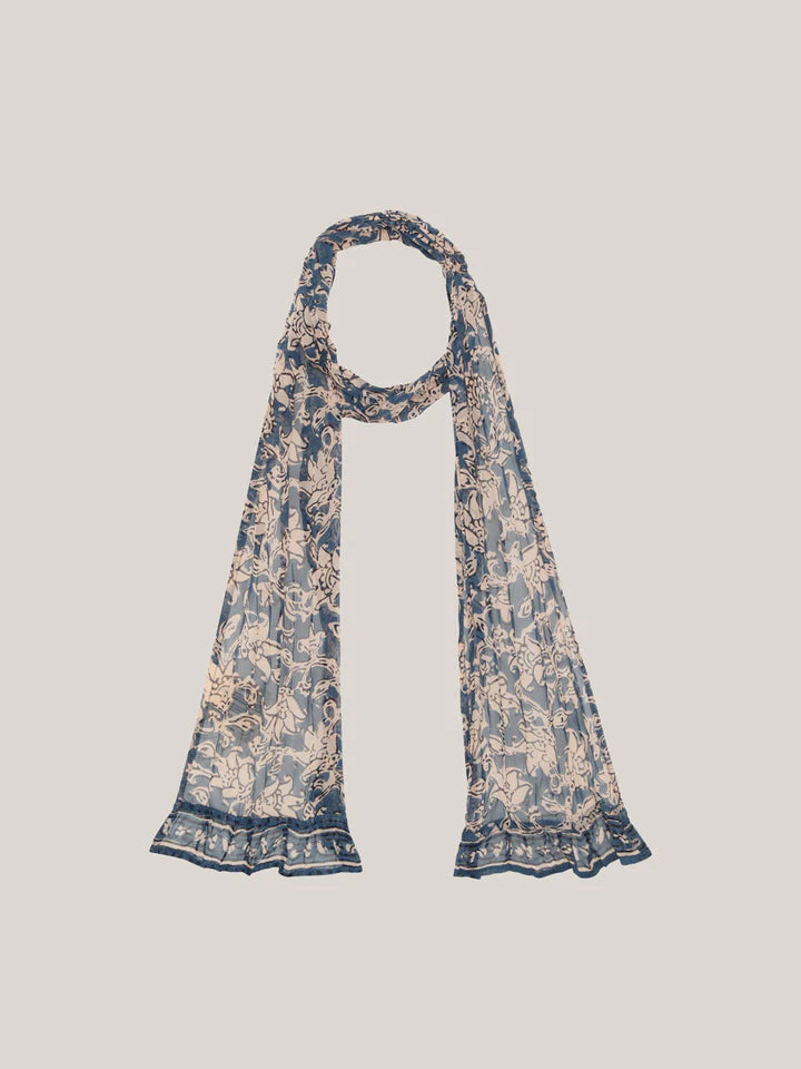 Foulard blue orchid