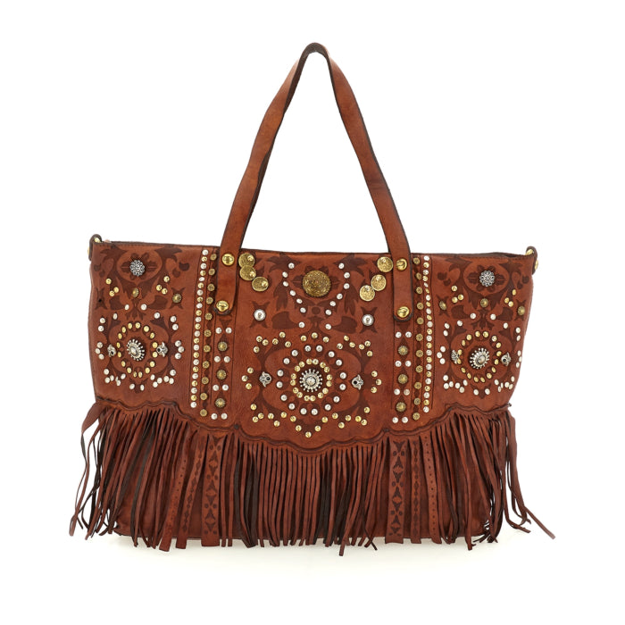 Borsa Carmen cognac Campomaggi
