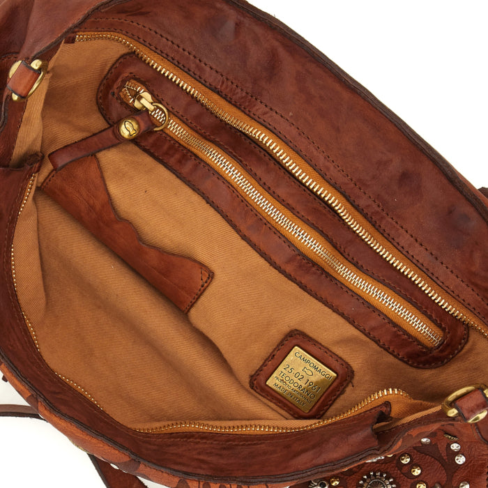 Borsa Carmen cognac Campomaggi