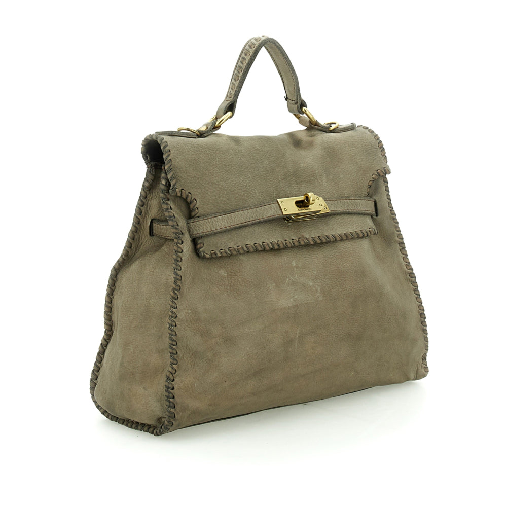 Borsa Ginevra cemento Campomaggi