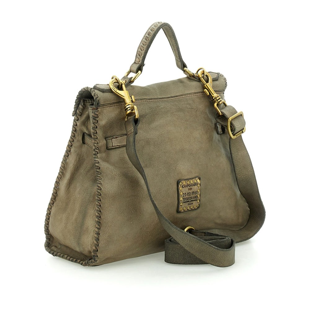 Borsa Ginevra cemento Campomaggi