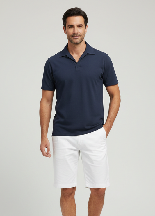 Polo Key jersey blu