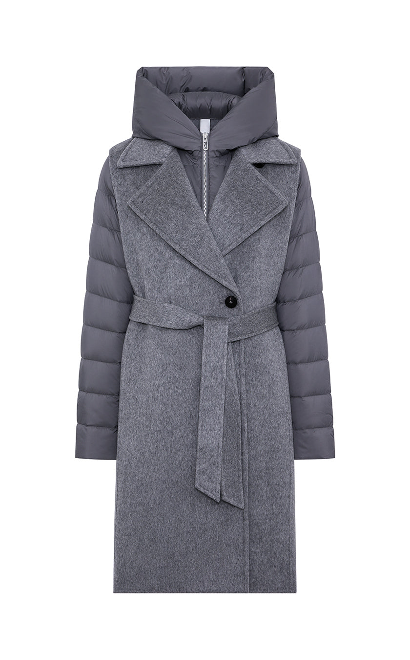 Piumino Cleo grigio Duno
