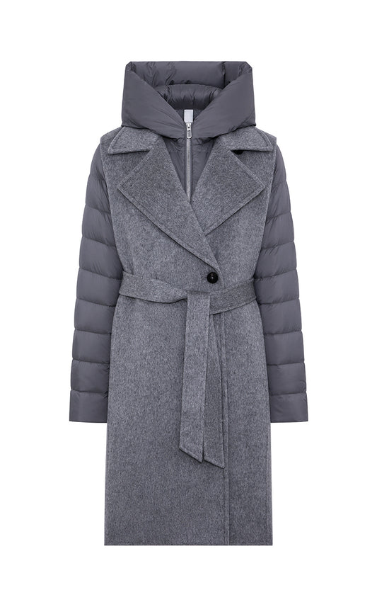 Piumino Cleo grigio Duno