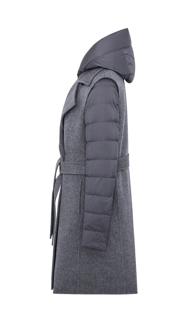 Piumino Cleo grigio Duno