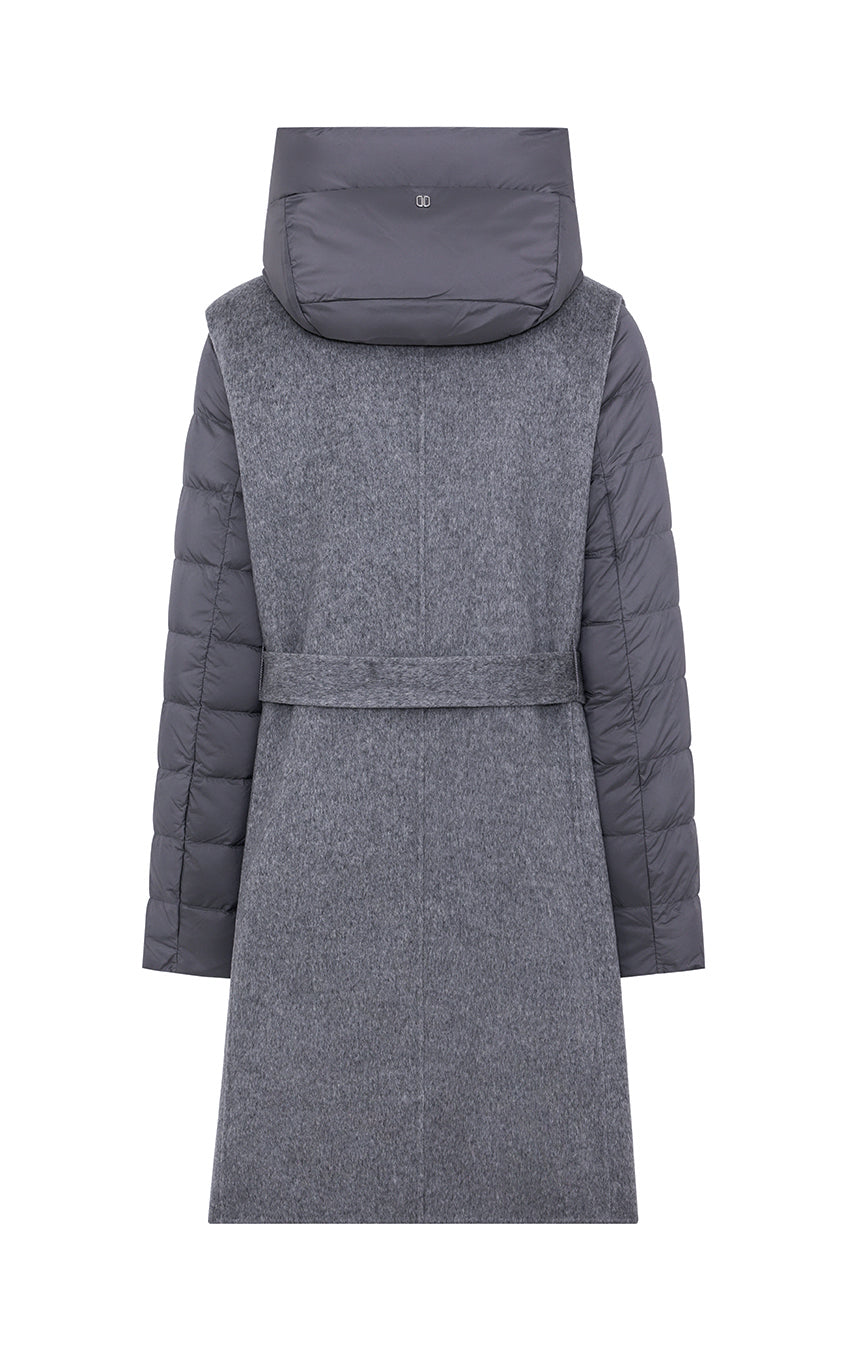 Piumino Cleo grigio Duno