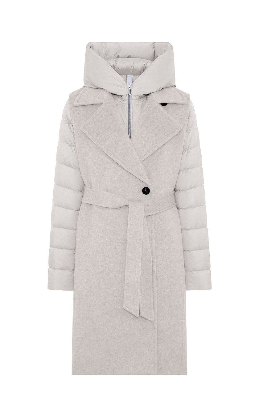 Piumino Cleo avorio Duno