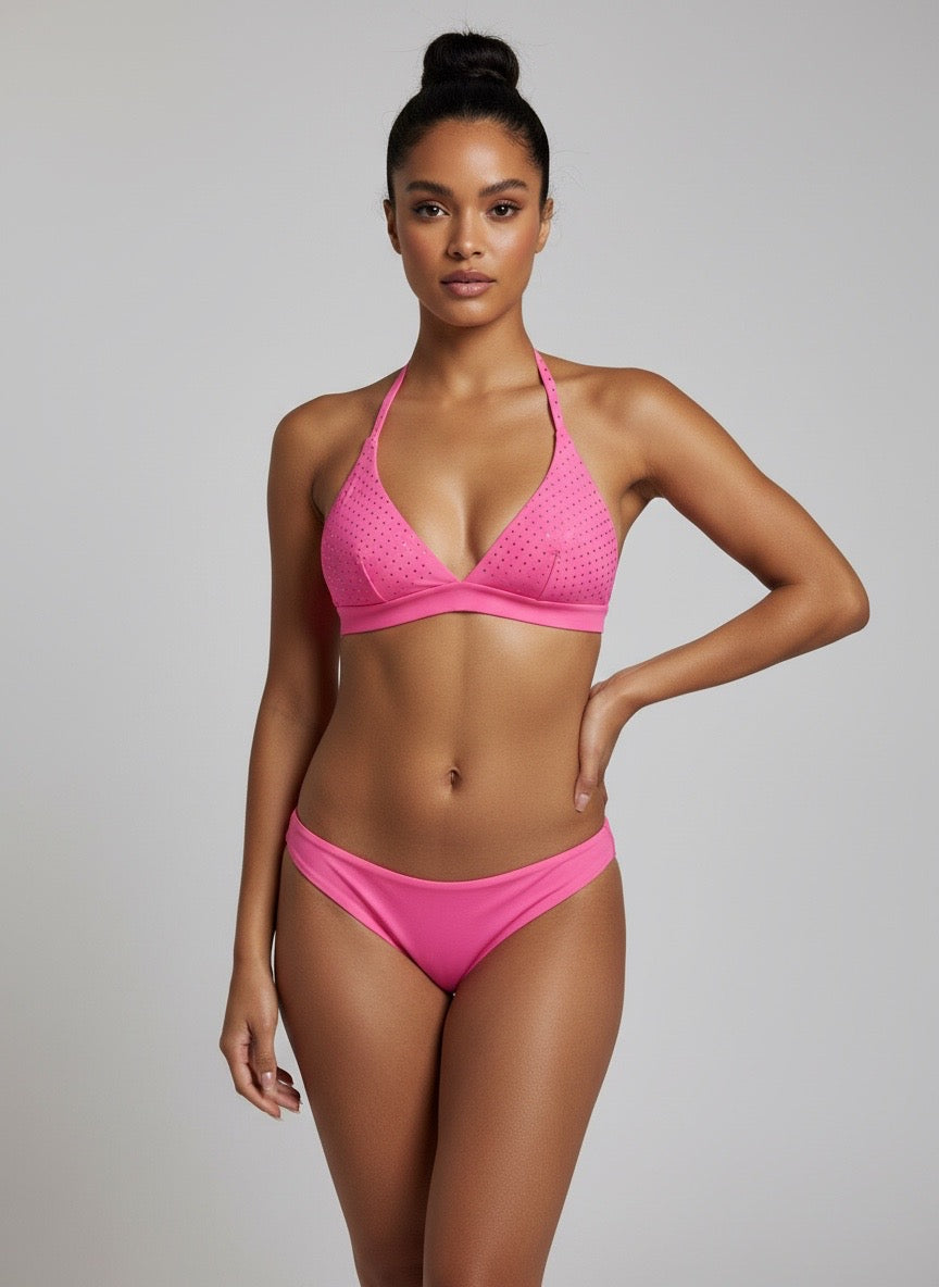 Bikini triangolo strass azalea Fisico