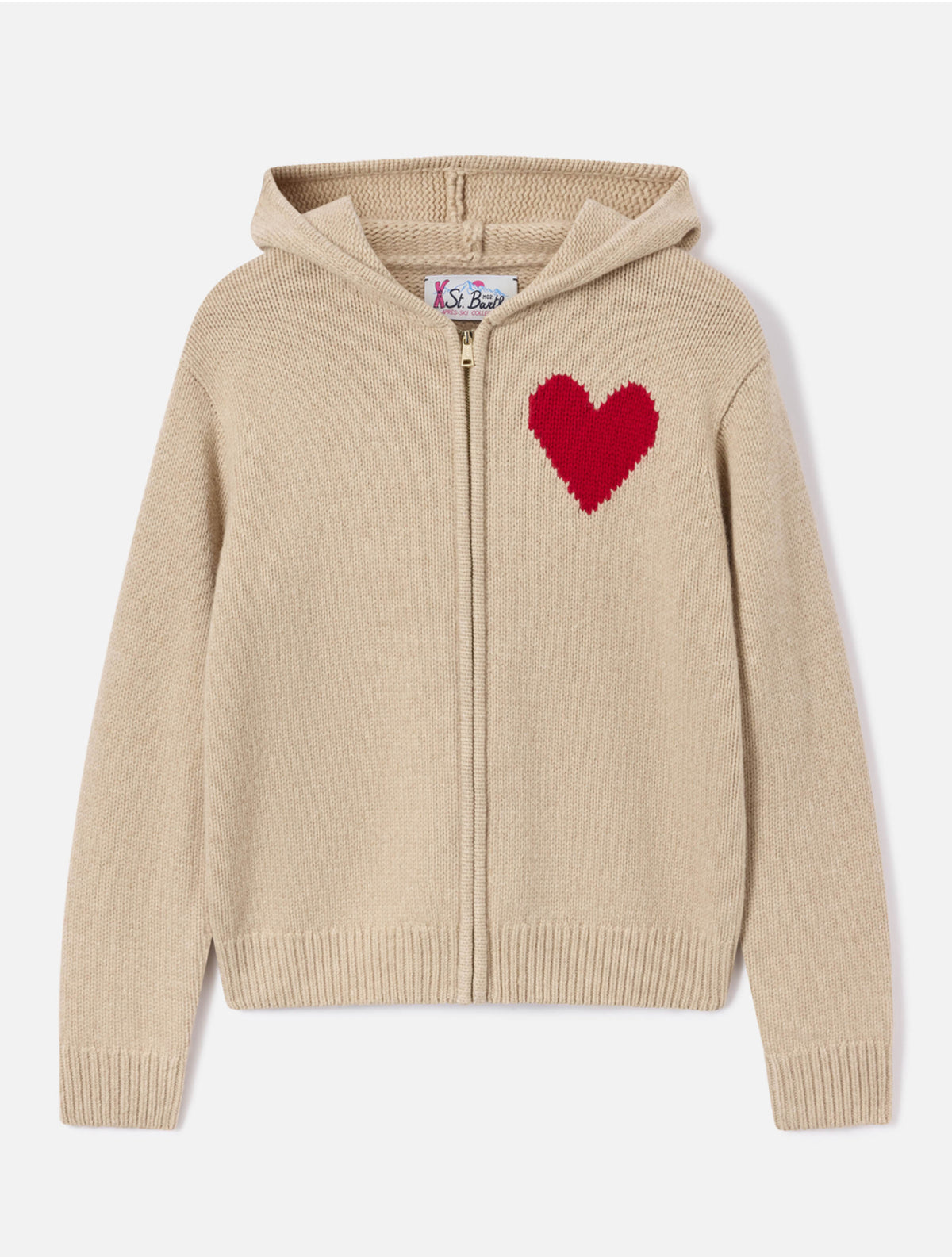 Cardigan Kyla Hoodie cuore St.Barth