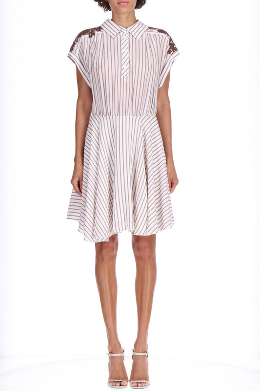 Chemisier dress gessato Ermanno