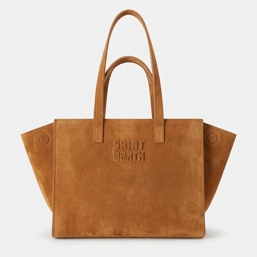 Borsa Jour camoscio cuoio St. Barth