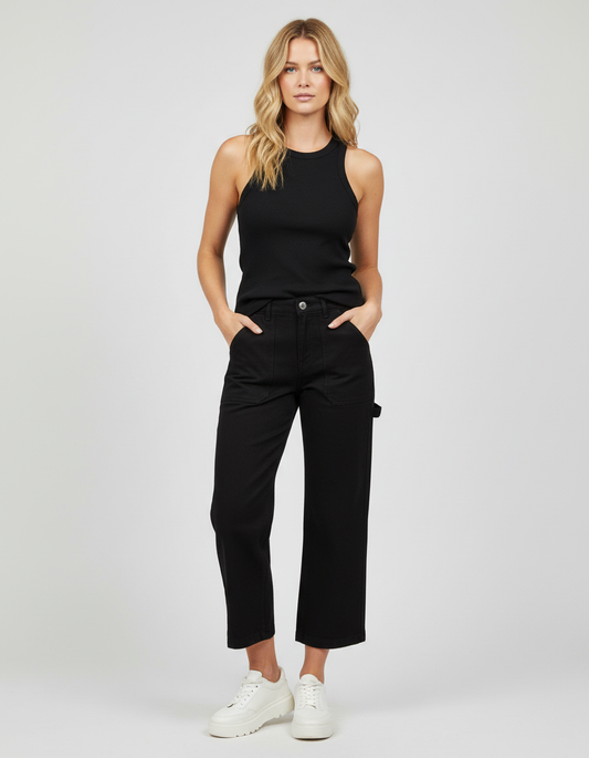 DENISE-61  PANT NERO