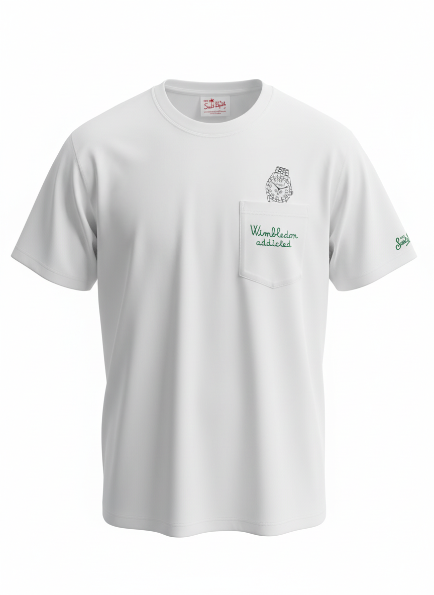 T-shirt uomo Wimbledon addicted MC2 Saint Barth