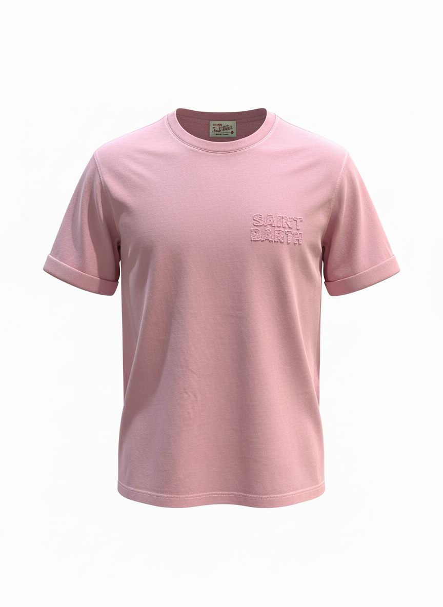T-shirt Saint Barth vintage pink